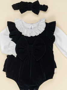 Caramelo kids navy romper set.   08231818