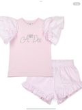 ADee coco frilled shorts set 012517