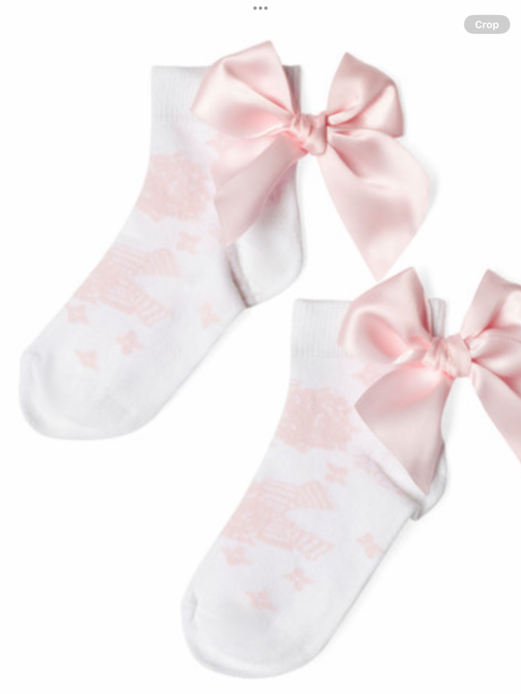 ADee clementine bow sock  012525 PRE ORDER ON SOCKS