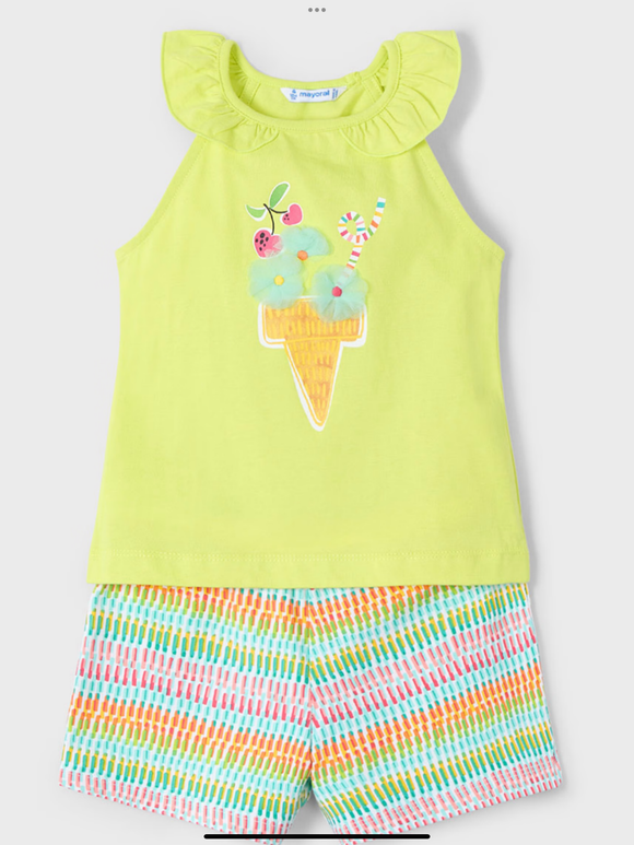 Girl ice cream print set 0225177