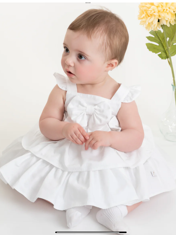 White Baby Dress and Jampant Set 0325216