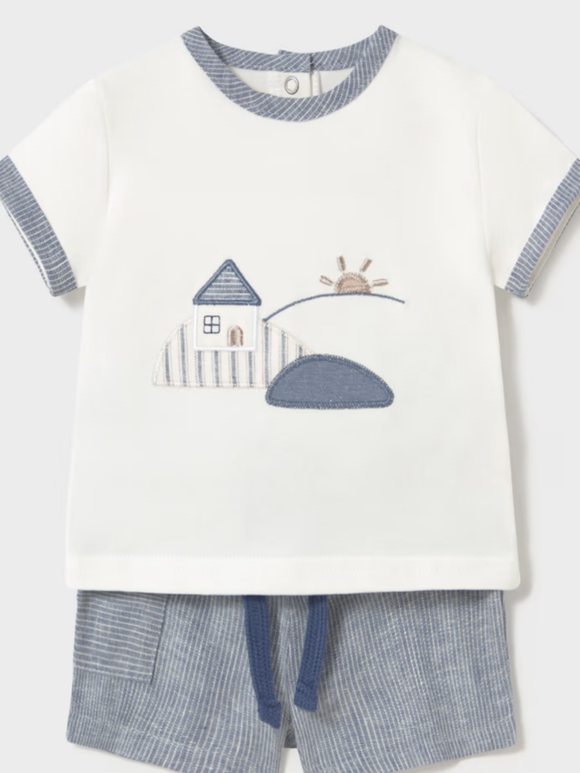 Newborn boy shorts and T-shirt set  0425248