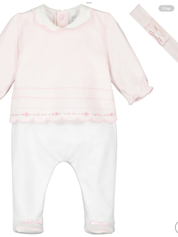 Emile et rose babygro and headband 0924606